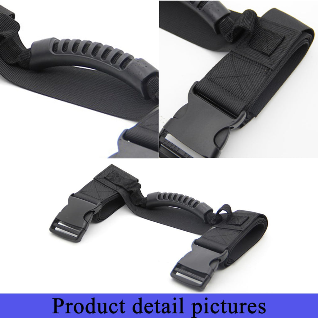 Box Carrying Strap with Handle - SnowGesh Portable Handle Securing Straps for Heavy Boxes, Moving Straps Adjustable