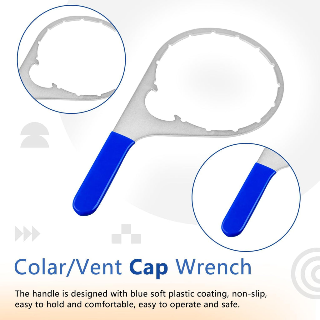 6 Inch Colar/Vent Cap Fuel Filter Wrench for 380134 382,Blue | Removal Tools for Davco Fuel Water