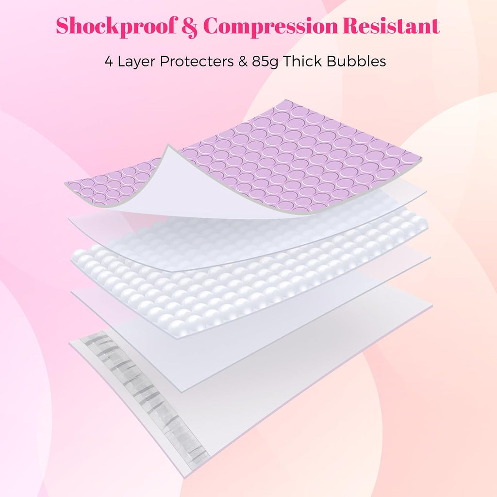 Bubble Mailers 10x13" Padded Envelopes Lavender Purple 40 Pack