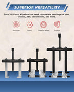 14Pcs Bearing Separator Puller Set, Bearings Splitters Puller Tool
