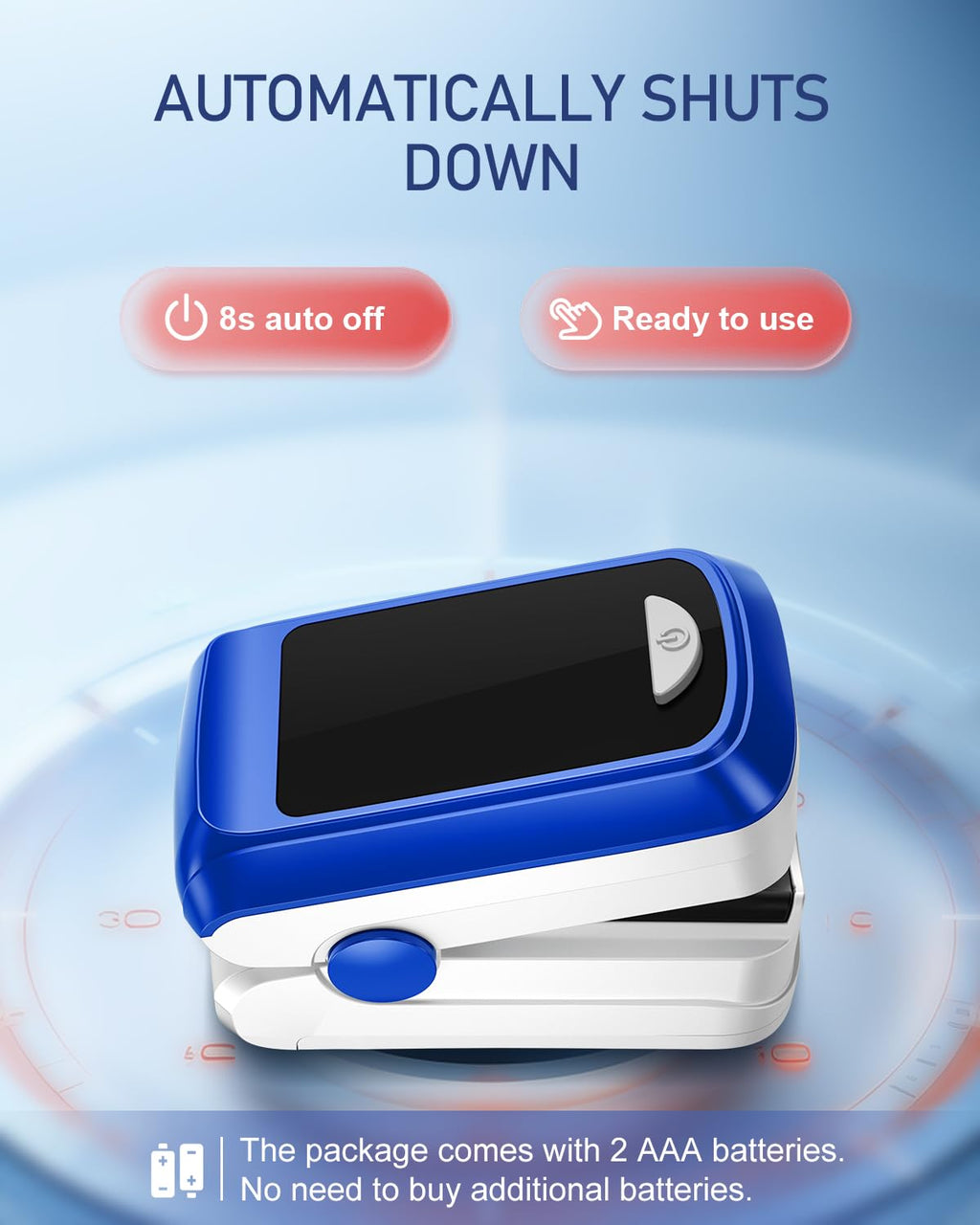 Pulse Oximeter Fingertip Oxygen Monitor Fingertip Pulse Ox Heart Rate and SpO2 Finger Pulse Oximeter for SpO2/Heart
