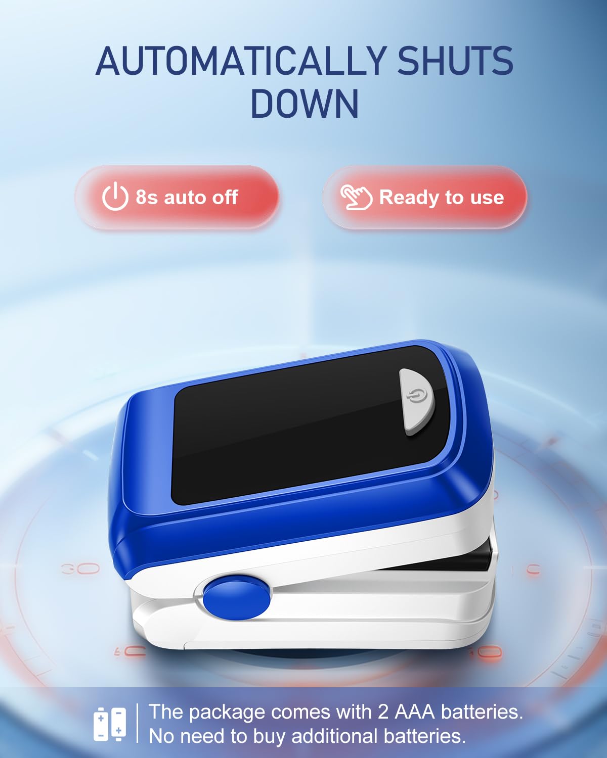 Pulse Oximeter Fingertip Oxygen Monitor Fingertip Pulse Ox Heart Rate and SpO2 Finger Pulse Oximeter for SpO2/Heart
