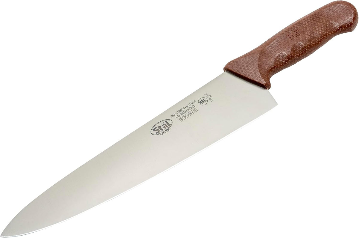 10" Brown Chef's Commercial-Grade Knife