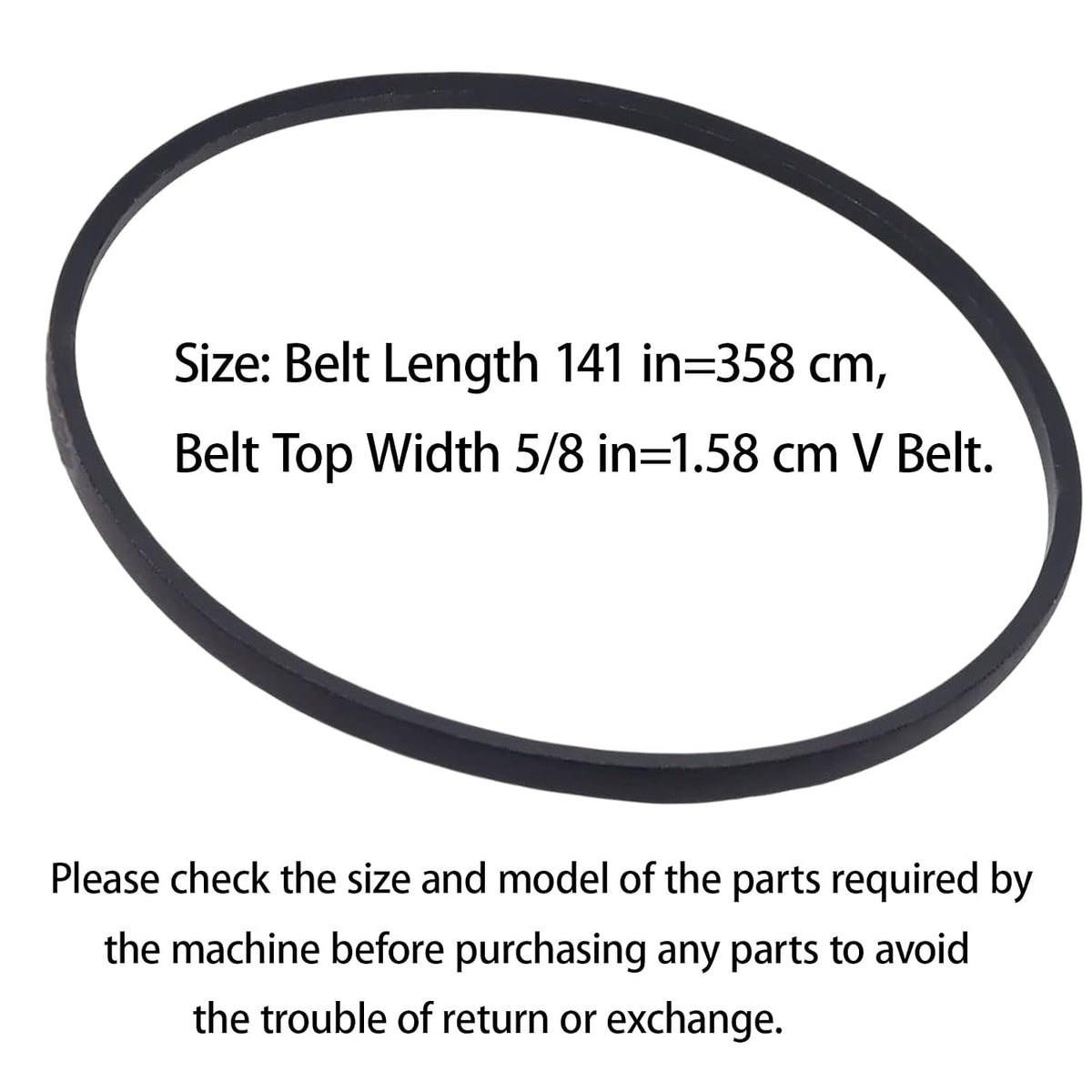 Deck V Belt for Grasshopper 382090 Scag 483325 Bad Boy 041-4022-00