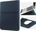 14 Inch Laptop Sleeve Case Leather Bag with Stand Compatible with Mac Book Pro 14 2021/ASUS Vivobook 14/HP Pavilion