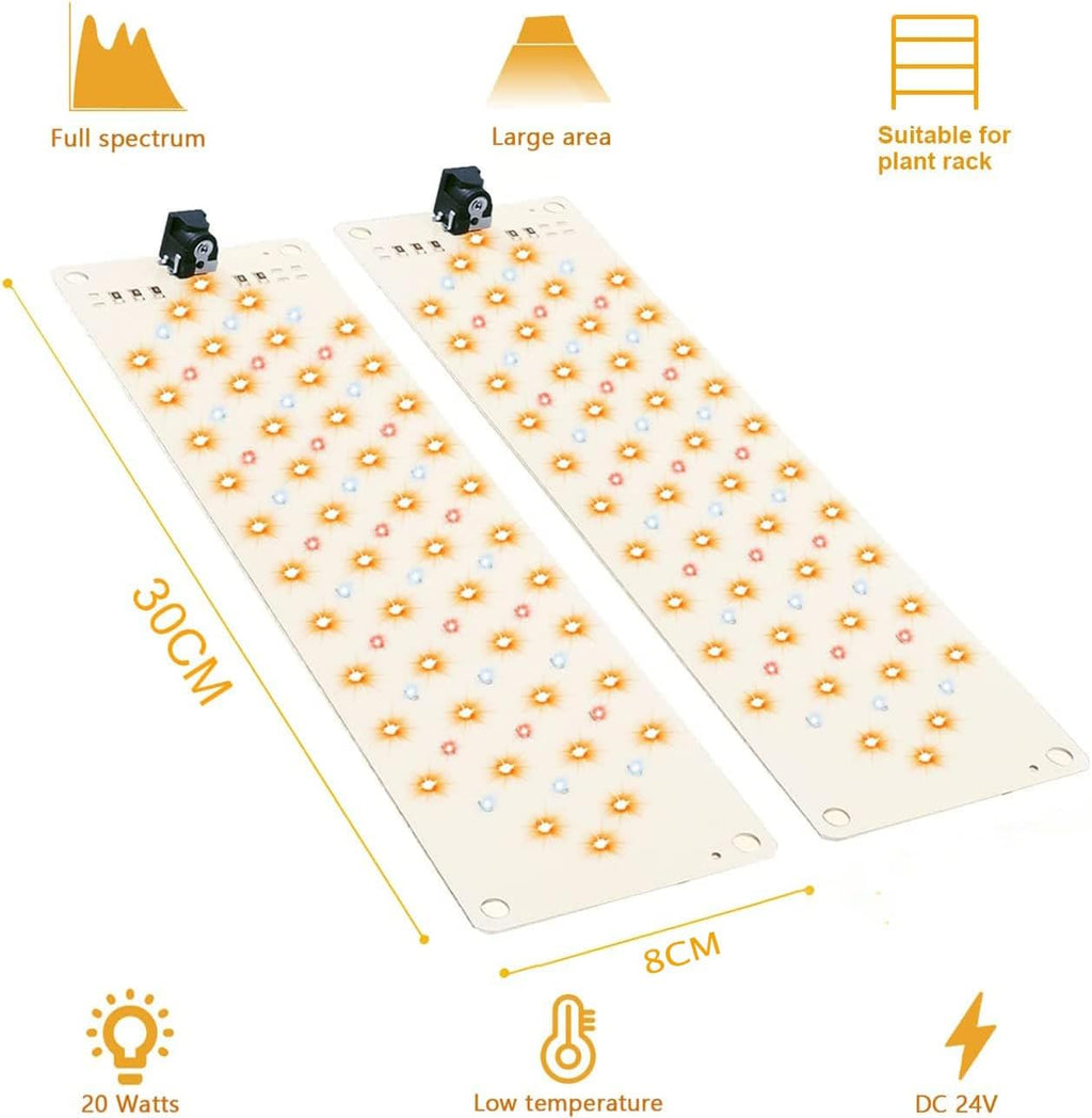 Grow Lights for Indoor Plants,Ultra-Thin Panel Grow Lamp,158LEDs Full Spectrum Grow Lights for Under Cabinet Plant