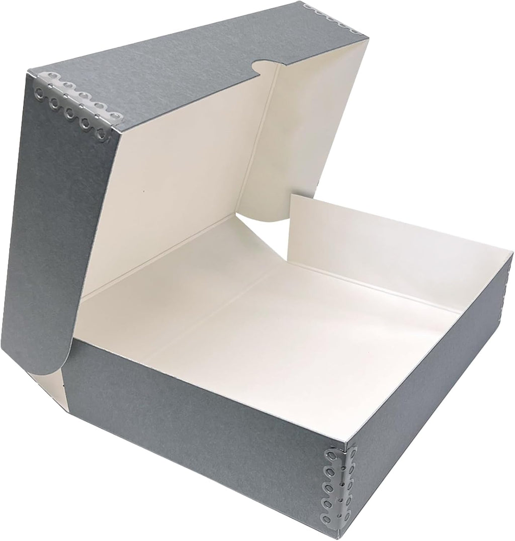 9x12 Clamshell Archival Folio Storage Box, 3" Deep