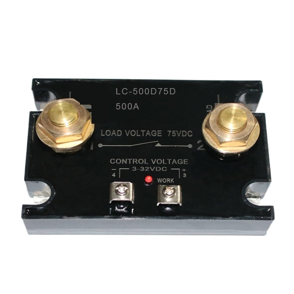 1pcs DC Control DC Solid State Relay 500A 1000A High Power SSR DC Relay(500A Radiator)