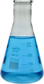 250ML 8OZ Erlenmeyer Flask Borosilicate Glass Pack of 4