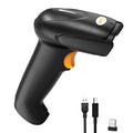 QR 2D Barcode Scanner, Bluetooth & 2.4G Wireless & USB Wired Connect iPad Phone Tablet PC POS, UPC EAN 1D PDF417 Data