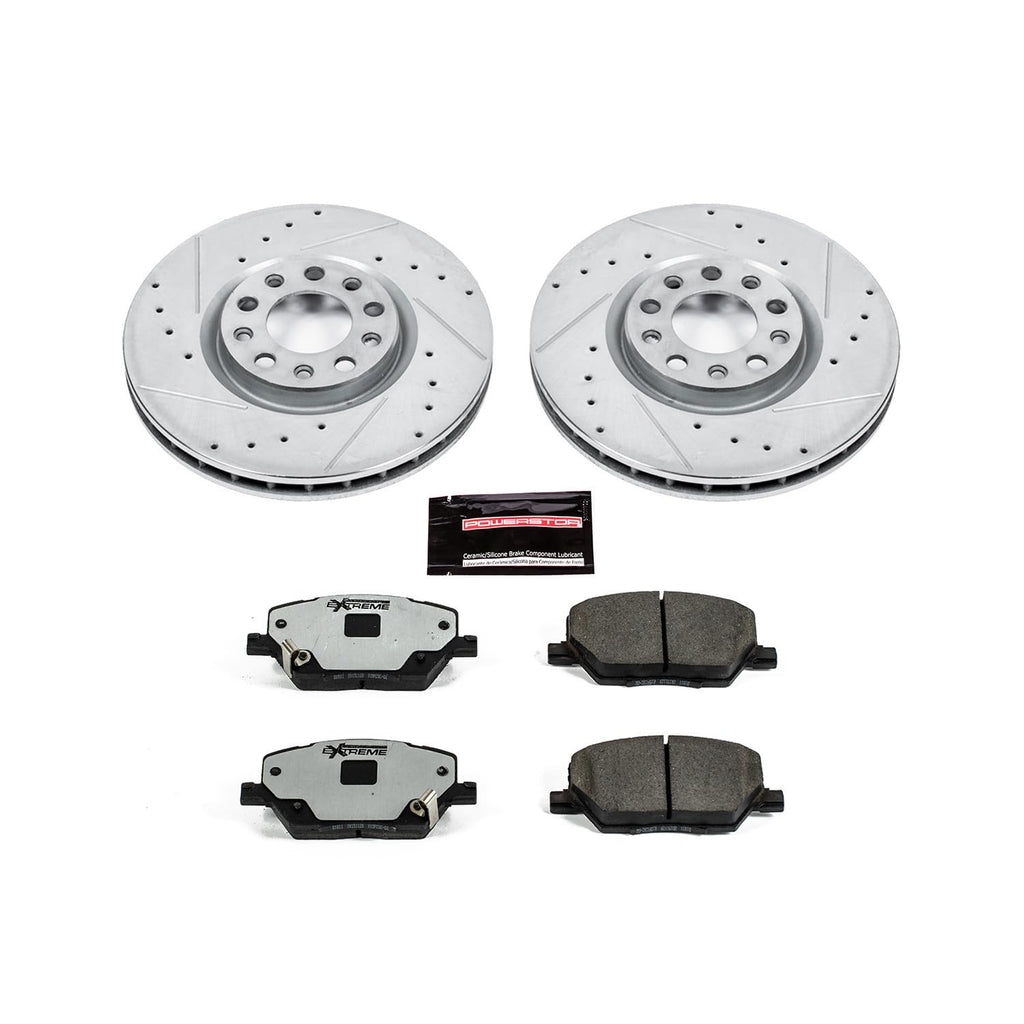 PowerStop Z36 Truck & Tow Brake Pad & Rotor Kit Front K7299-36