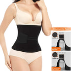 Postpartum Belly Band Support: 2 Adjustable Straps for Abdomen Compression