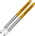 2Pcs 8-32 UNC Thread Tap for Metal,8-32 UNC M2 HSS Thread Milling Tap