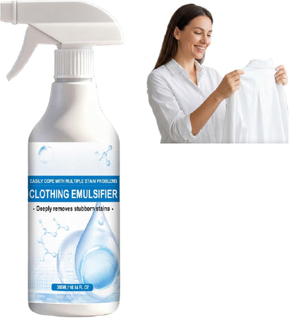 Cleanse Natural Clothing Emulsifier, Non Ionic Emulsifier Clothing Cleaner, Powerful Oil Stain Remover for Clothes