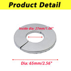 4Pcs Split Flange Plate Cover Floor & Ceiling Plate Cover Split Flange Replacement Hinged Pipe Cover Plates