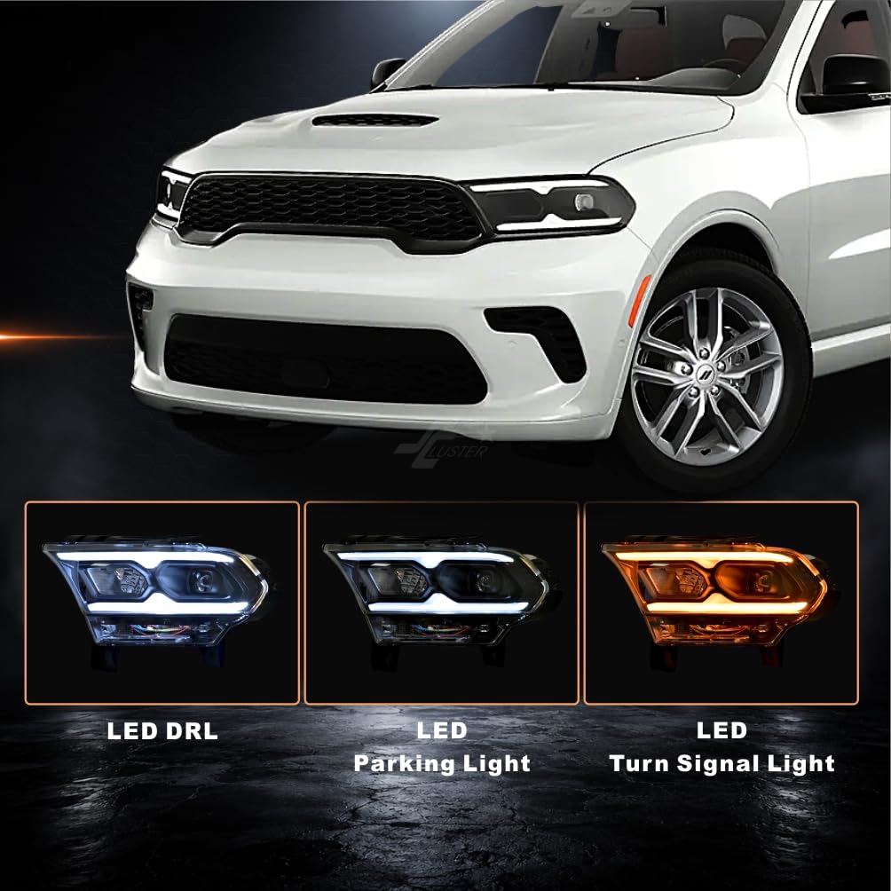 Headlight for 2021-2024 Dodge Durango Driver Side