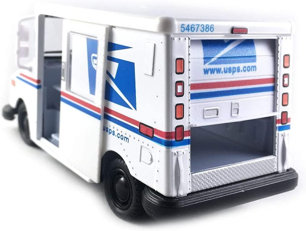 UPS Mercedes-Benz Sprinter + United States Postal Mail Truck Grumman LLV 5 Inch Die Cast Metal Model Toy Van & Trucks