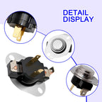 D504515 L153-15F Dryer Cycle Thermostat for Speed Queen/Alliance