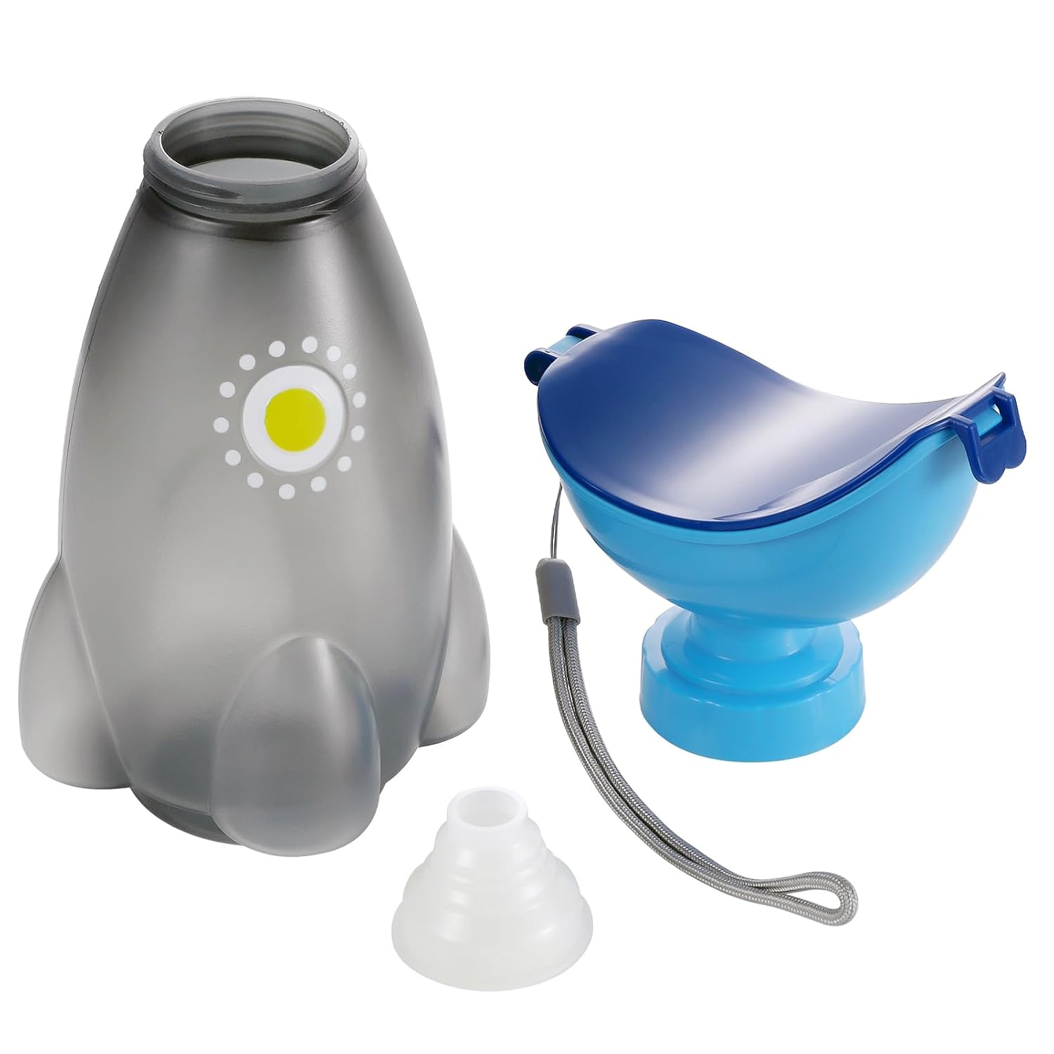 Portable Emergency Unisex Urinal Potty Toilet Pee Training Cup, Pee Bottle with a Lid and Funnel for Kids Potty Pee