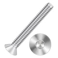 Kozelo 10Pcs #10-24x1-1/2 Flat Head Socket Cap Screw Countersunk Bolt