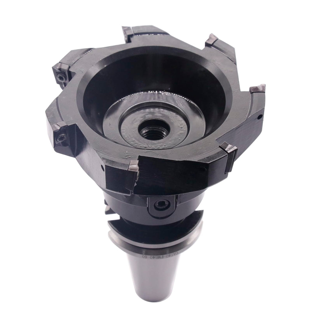 4.92"/125mm Cutting Dia 400R-125-40-7T Shell Cutter Set with CAT40 Arbor