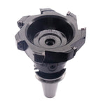 4.92"/125mm Cutting Dia 400R-125-40-7T Shell Cutter Set with CAT40 Arbor