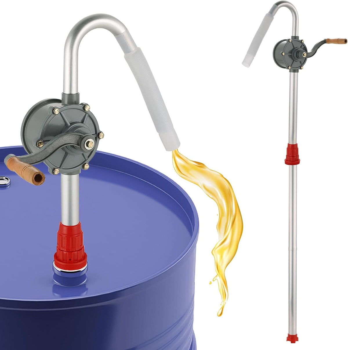 Aluminum Rotary Hand Barrel Pump