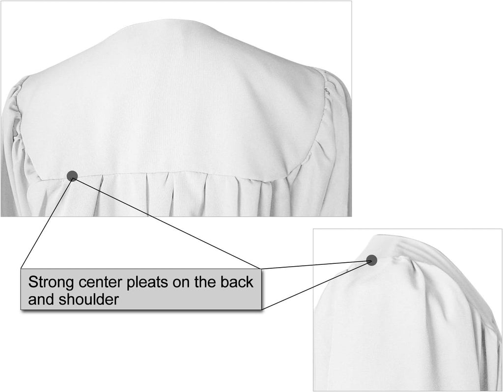 Baptism Choir Robe Adult Clergy Church Pastor Pulpit Robes Preachers Confirmation Robe Unisex Red/White