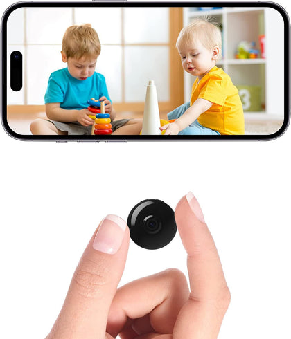 HsiaoPun 4K Camera Wireless Wi-Fi Home Camera for Indoor Security Pet Monitoring, Motion Detection & Night Vision