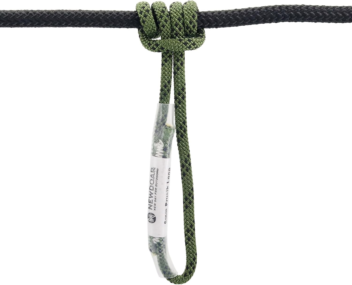 6mm (1/4") Prusik Cord Pre-Sewn 12KN/2700lb Aramid Auto Block Cord High Strength Prusik Arborist Rope for Outdoor