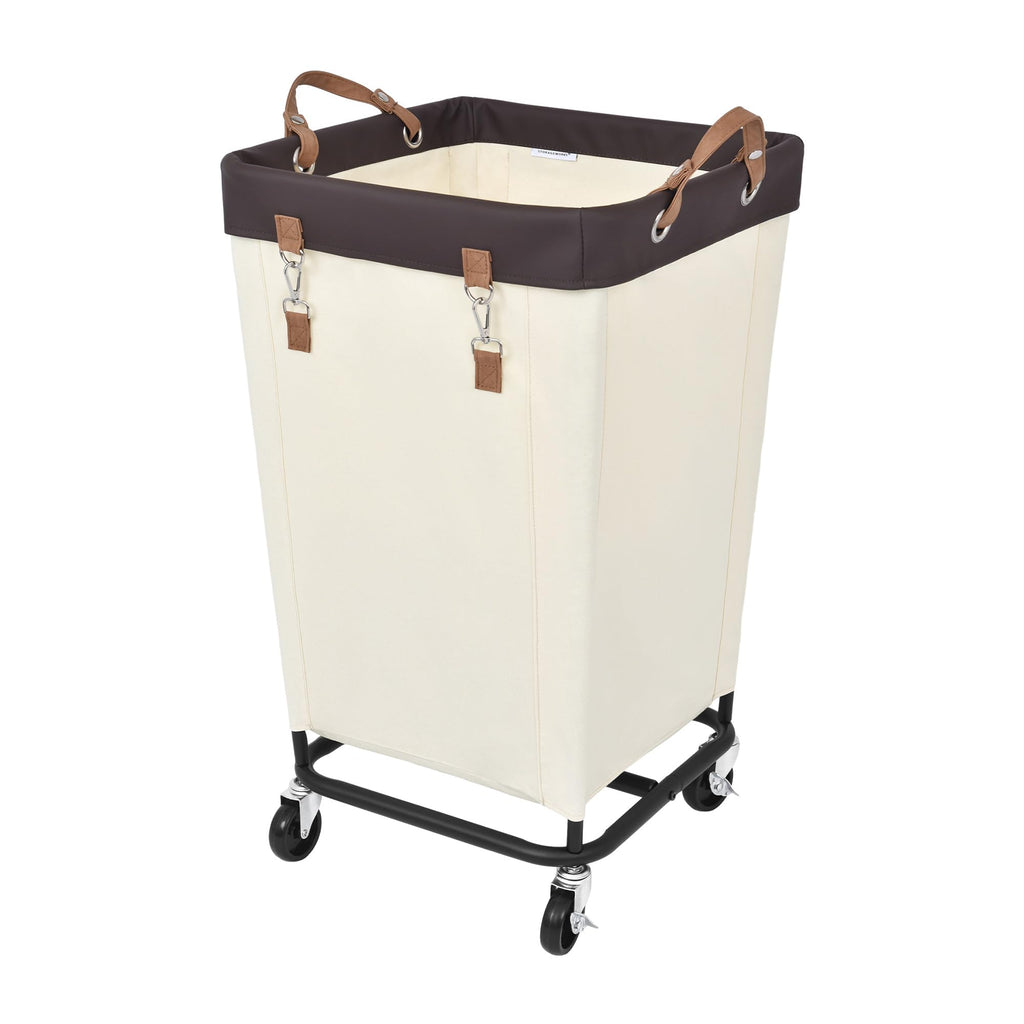 160L Laundry Basket with Wheels, Rolling Hampers for Clothing