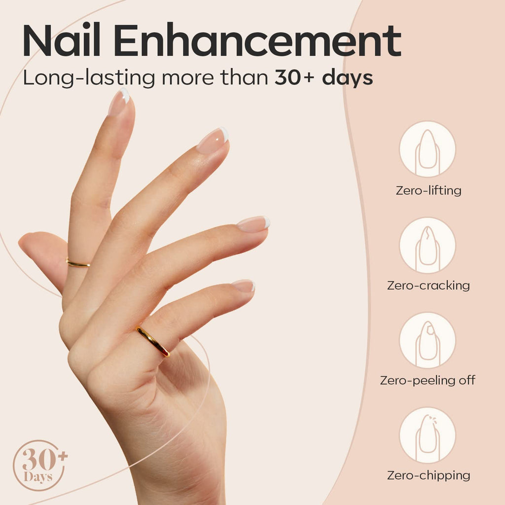 8-in-One Builder Nail Gel, Neutral Nude Builder for Thickening