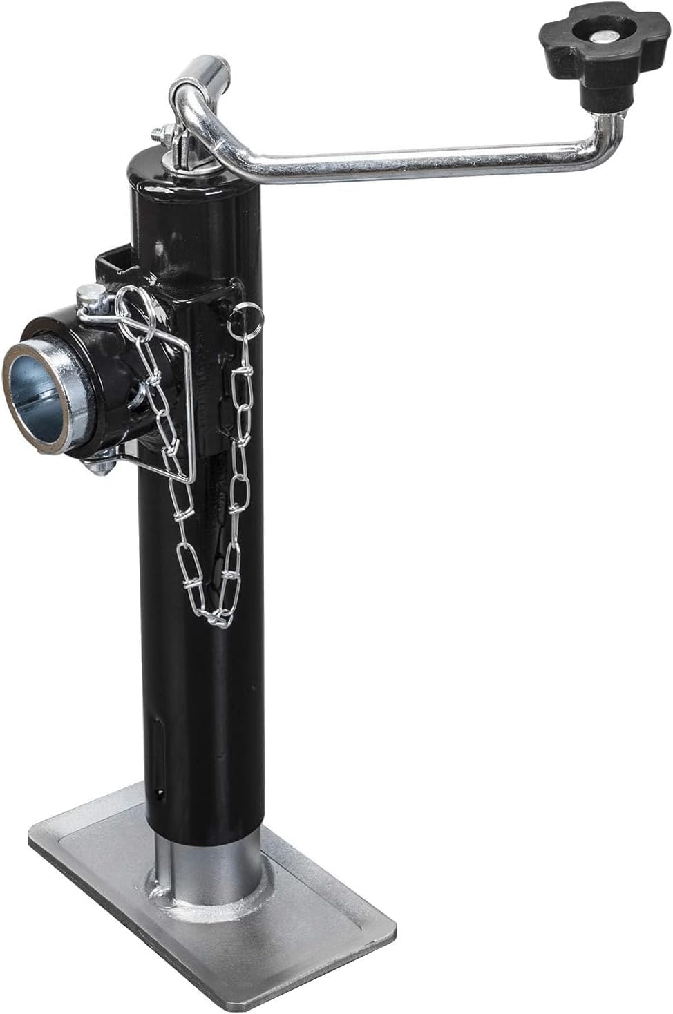 ATR39003U-1 Torin Weld on Pipe Mount Swivel Trailer Jack: 2000 LBs Capacity, Black