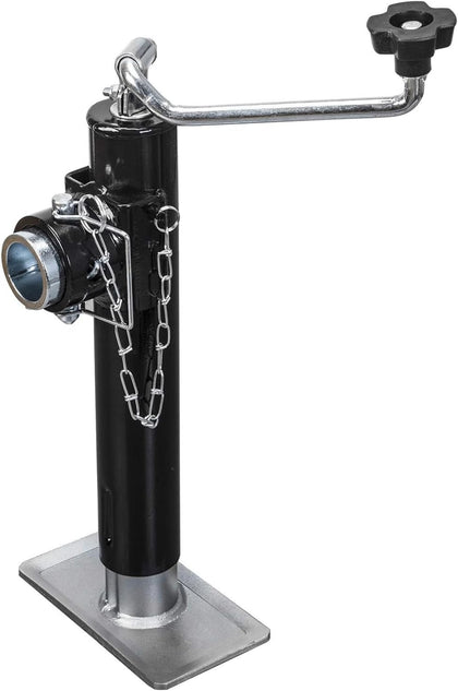ATR39003U-1 Torin Weld on Pipe Mount Swivel Trailer Jack: 2000 LBs Capacity, Black