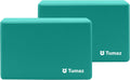 Non-Slip Yoga Blocks，High-Density EVA Foam 2 Pack for Yoga & Pilates | High-Density Support | Lightweight | EVA Foam