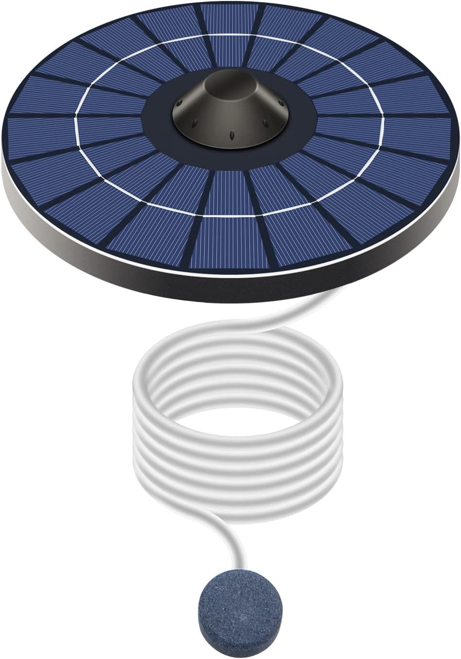 2.5W Floating Solar Air Pump Battery with Air Hoses and Bubble Stone Pond Aerator Bubble Oxygenator