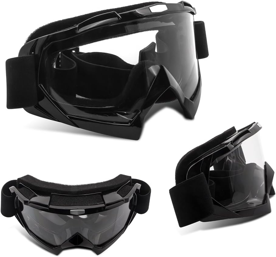 Motorcycle Goggles Motocross Dirt Bike ATV Racing Goggles | Windproof, Dustproof, Scratch Resistant, Ski Protective