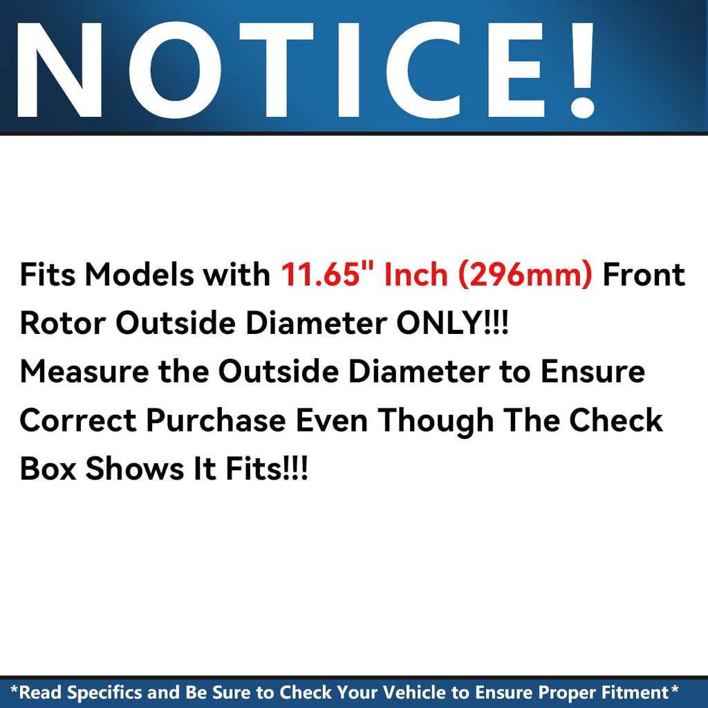 Front Brake Kit for Toyota Camry Avalon Lexus ES350 ES300h