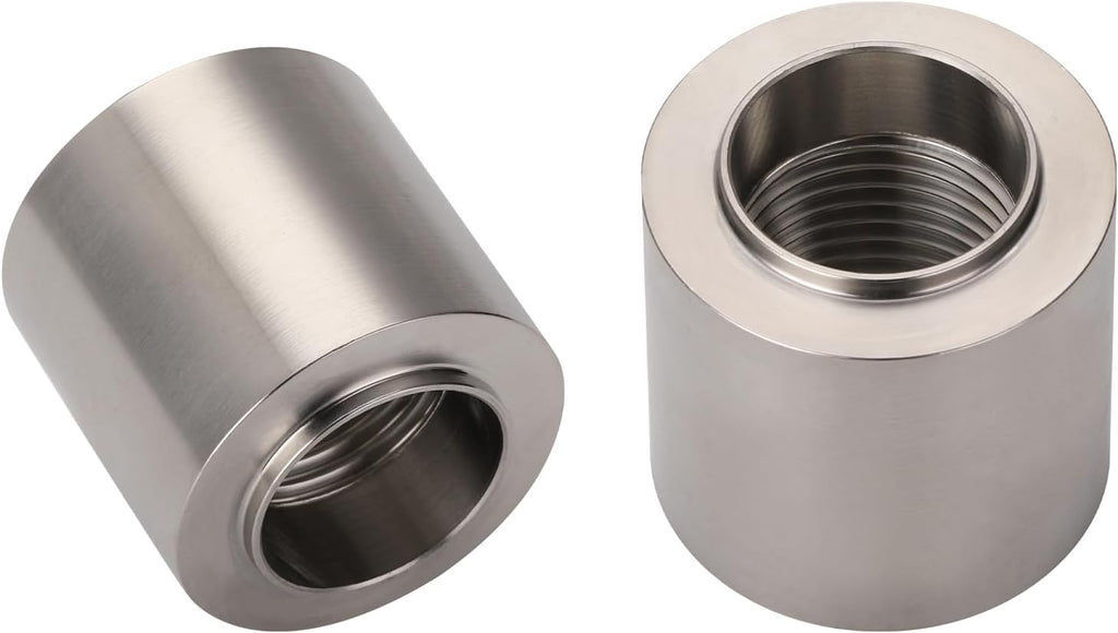 1/2 NPT Female Pipe Thread Stainless Steel Weld On Bung Fitting Adapter 2PCS