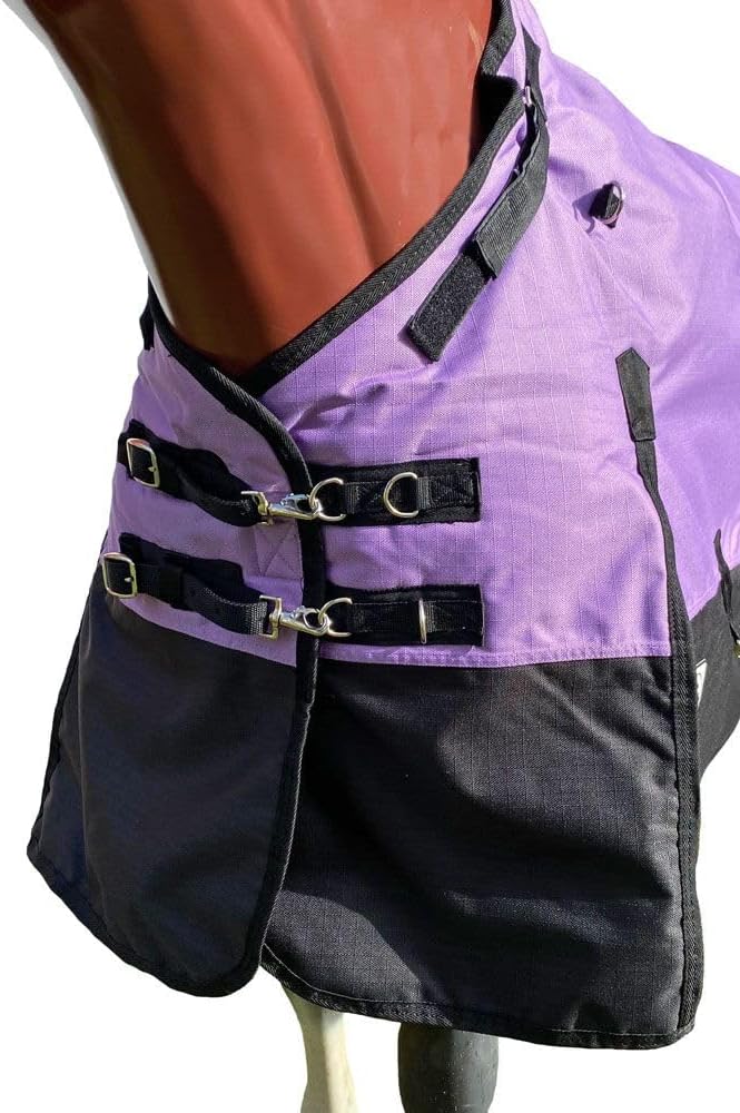 1200 Denier Mid Weight Waterproof Turnout Blanket w/Adjustable Neck