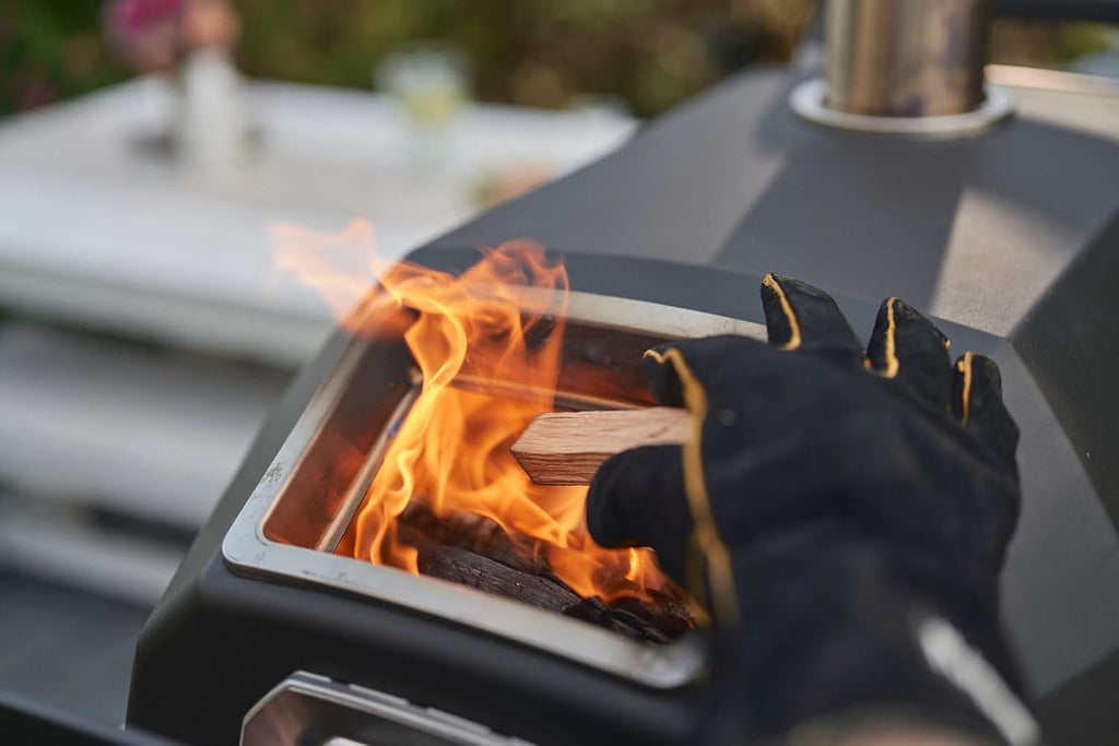 Karu 2 Pro Multi-Fuel Pizza Oven - Wood and Gas Outdoor Pizza Oven with Pizza Stone & Integrated Thermometer, Pizza