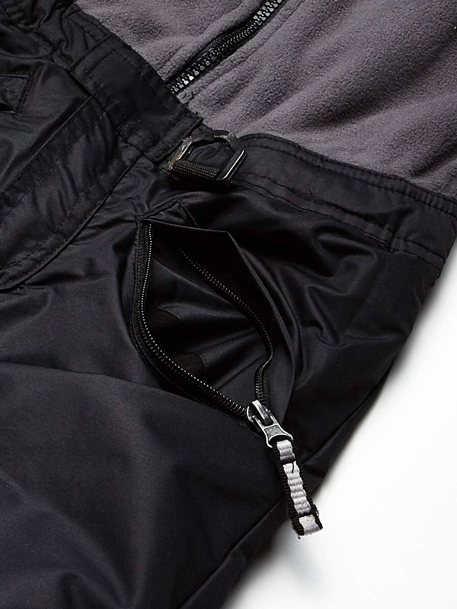 Polar Fleece Water Resistant Insulated Unisex Boys and Girls Unisex Ski & Snow Bib Pants Overalls