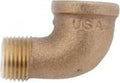 90 degrees Red Brass Threaded Street Elbow