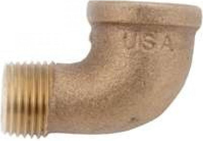 90 degrees Red Brass Threaded Street Elbow