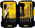 Irwin Tools IRWIN Drill Bit Set, Cobalt Alloy Steel, 15-Piece (316015)