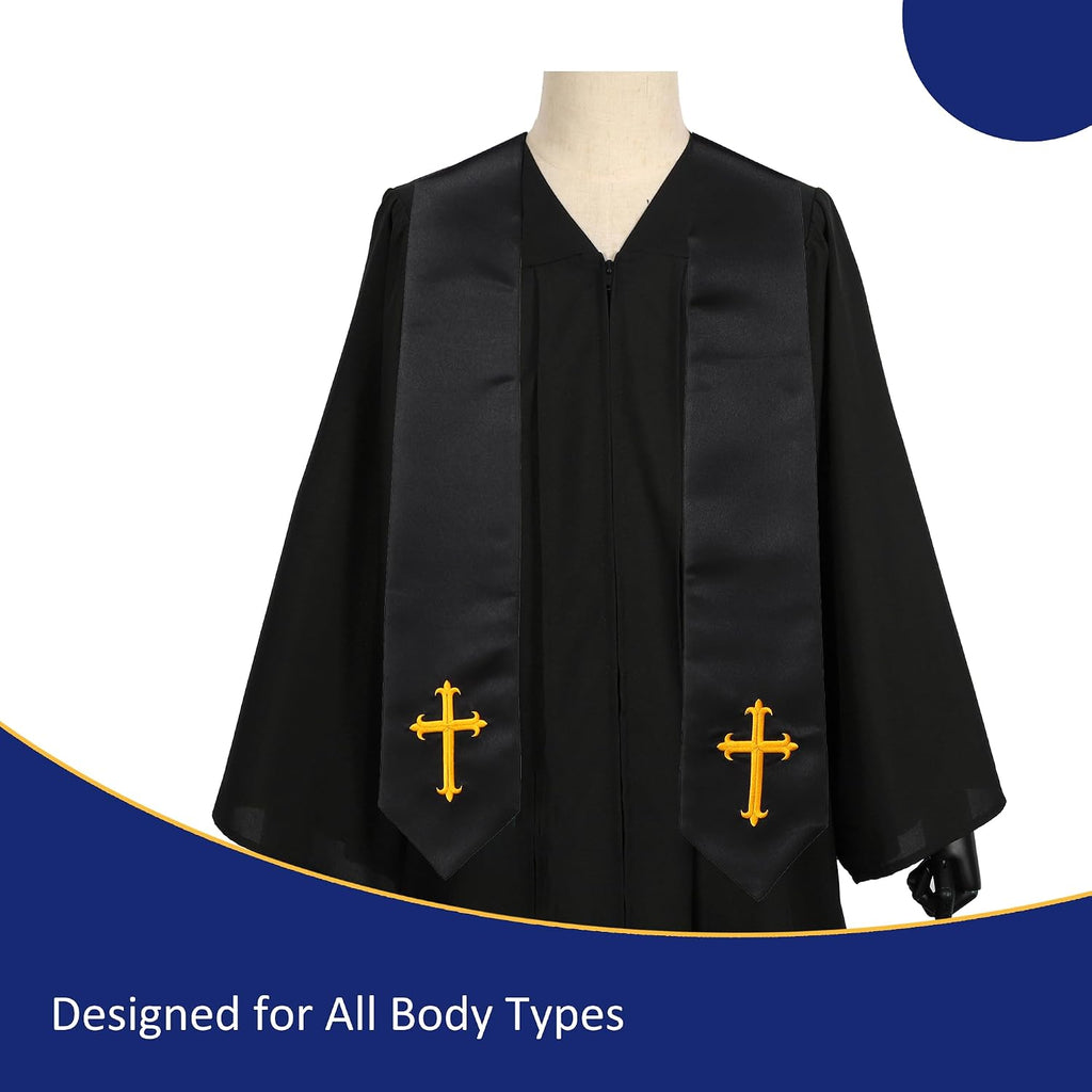 Clergy Stole & Choir Stole with Embroidered 60/72"