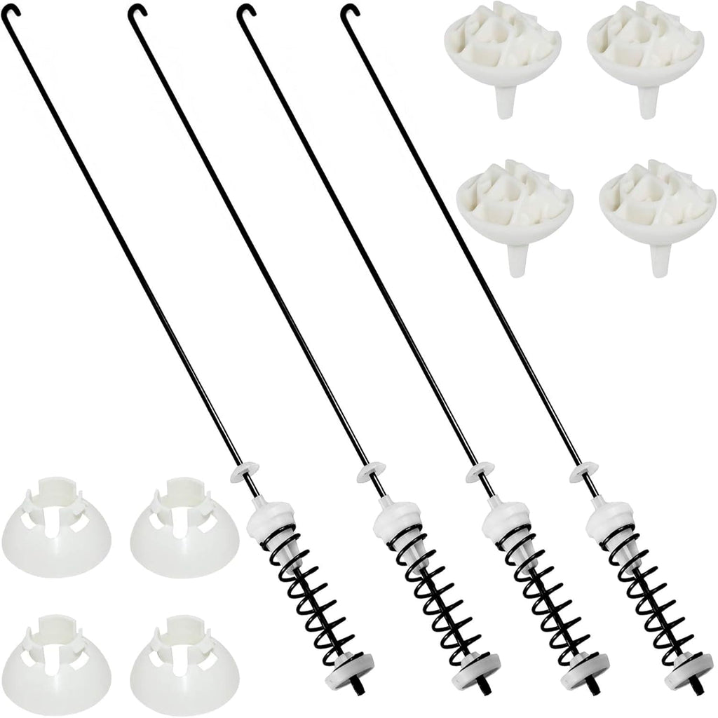 Upgraded Suspension Rods for Whirlpool Washer WTW4910XQ3 WTW4910XQ1 WTW4910XQ0 WTW4820XQ0 WTW4800XQ4 WTW4800XQ2 WTW4800XQ1 WTW4800XQ0 WTW4750YQ1 WTW4750YQ0 WTW4700YQ0 7MWTW9919DM2 7MWTW9919DM1