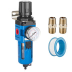 NANPU 3/4" NPT Compressed Air Filter Regulator Combo Piggyback