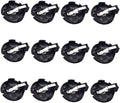 (Pack of 12 CR2032 2025 2015 Battery Holder, Coin Cell Button Socket Holder Case, CR2032 2025 2015 Coin Cell Button