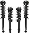 COMPLETESTRUTS - Front & Rear Complete Strut Assemblies with Coil Springs Replacement for 2003-2007 Honda Accord - Set of 4